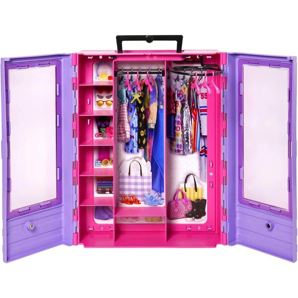 Barbie Fashionistas Ultimate Guardaroba con pupa, abiti e accessori