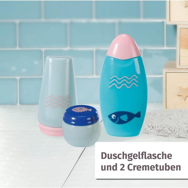 BABY born Bath divertimento bagno Set - Accessori bagno realistici per bambole 36-43 cm