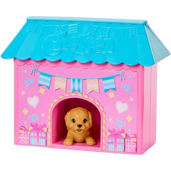 Barbie Chelsea Party 2-in-1 mit Puppe und Zubehör – Komplettes Spiel für Kinder