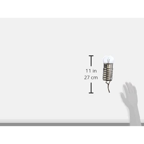 Kahlert Licht 60803 - Illuminazione con lampadina E10 marrone, confezione da 3