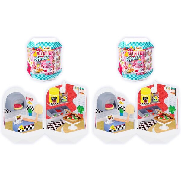 Craze MINI MART Mix Miniatur-Puppenhaus mit Zubehör, 1 von 6 Überraschungskapseln