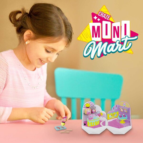 Craze MINI MART Mix Miniatur-Puppenhaus mit Zubehör, 1 von 6 Überraschungskapseln