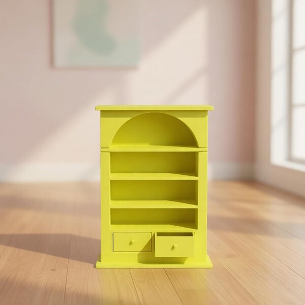 Bücherregal Miniatur 1:12 für Puppenhäuser – dekoratives Accessoire für Puppenhäuser