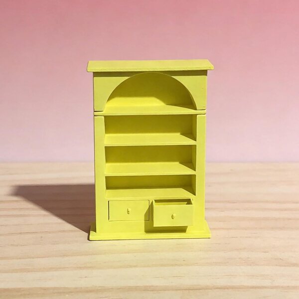 Miniatura Libreria 1:12 per Case di Bambole e Scenografie - Accessorio Decorativo
