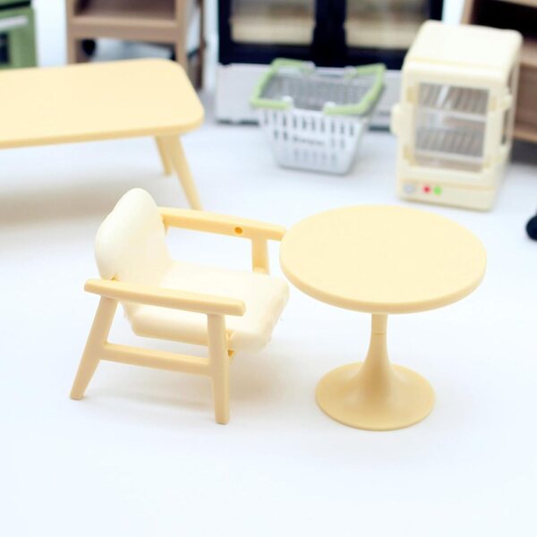 Miniatur-Mini-Sofastuhl für Puppenhaus 1:12 – Sessel für Kinder und Dekoration