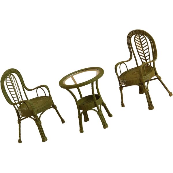 Set Tavolo e Sedie in Resina 1:12 per Casa delle Bambole, Miniature e Modellismo