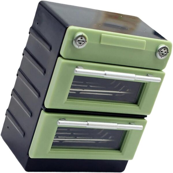 Forno Miniatura per Casa delle Bambole 1:12 con Porta Funzionante e Accessori