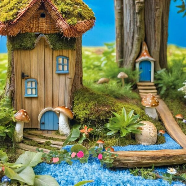 ibasnice Rankenpflanzen Miniature 10 pezzi per casa delle bambole e Diorami verde realistico