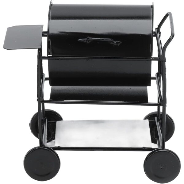 Mini BBQ Grill in Metallo 1:12 con Accessori per Cucina di Casa delle Bambole
