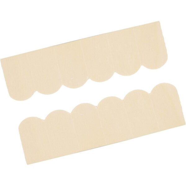 Tegole in legno Miniature 1:12 per Casa delle Bambole - Set 12 pezzi Burlywood