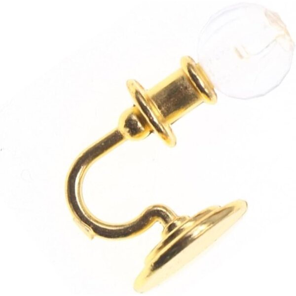 Lampada da Parete Miniatura in Cristallo per Case delle Bambole 1:12 Moderna e Resistente