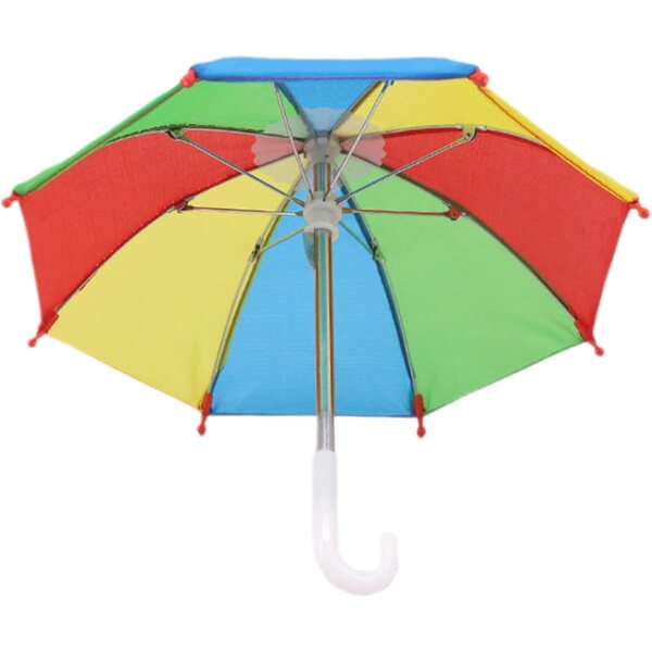 bambole-Regenschirm colorato per bambole 18 pollici, mini ombrello giocattolo apri e chiudi
