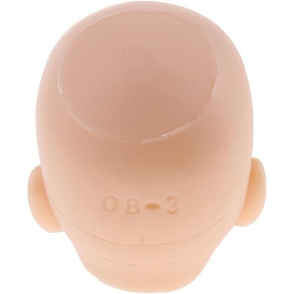 Testa di Bambola 1/6 per Pratica Trucco in Vinile con Snodo Sferico - Jiuvaso