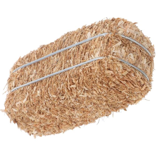 Mini decorazione di balle di fieno 7x3,7x3,1 cm per casa delle bambole, festa western, decorazione autunnale