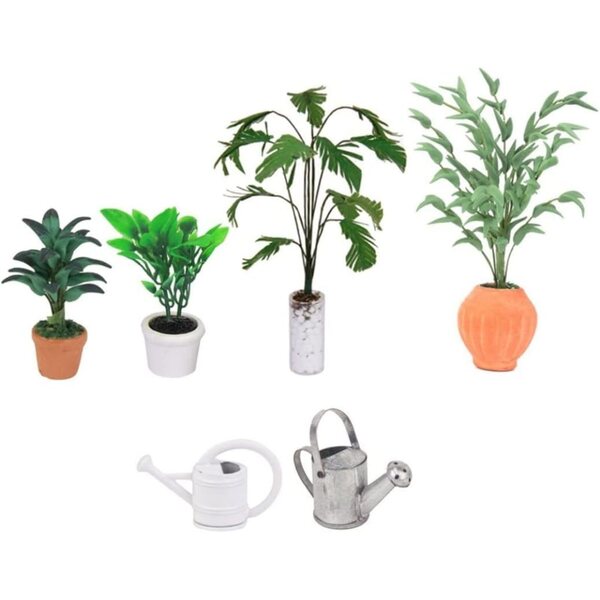 Casa delle bambole in miniatura Banana Tree 1:12 in bottiglia bianca, Realistico e Decorativo