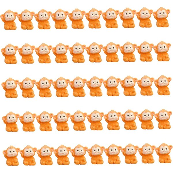 Set 50 Mini Animali in Resina per Decorazioni Giardino, Terrari e DIY Creativo
