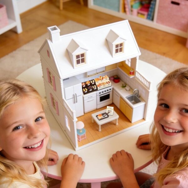 Miniature di Mercato Realistiche per Decorazioni Casa, Ufficio e Negozi in PP 150g