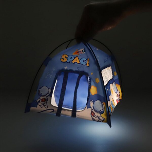 Miniatur-Campingfigur mit Licht 1:12 für Kinder, Dekoration und Spielen