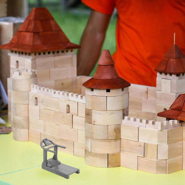 Miniatur-Laufband aus realistischem Kunststoff für Puppen und Schreibtischdekoration