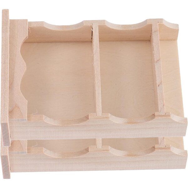 STOBAZA Miniatura Wandschrank in Legno Massiccio Stile Vintage Giapponese 2 Pezzi