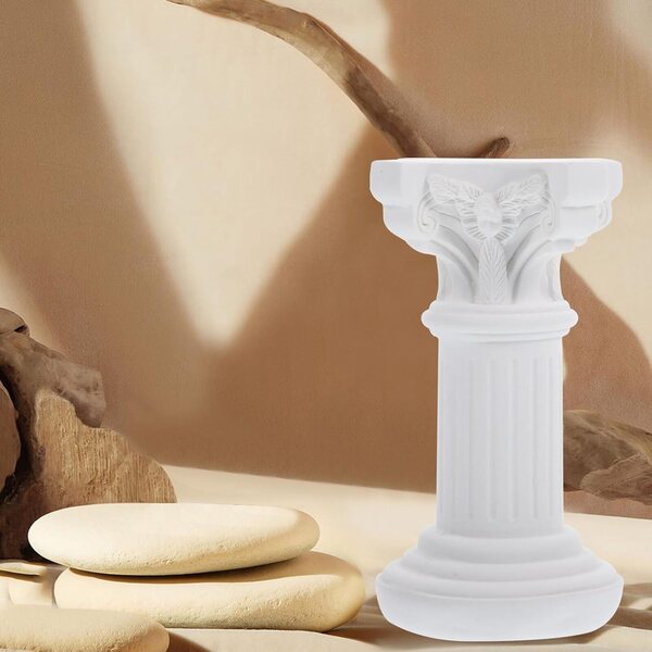 Miniatura Colonna Romana in Resina per Mini Case e Giardini Decorativi 11 cm