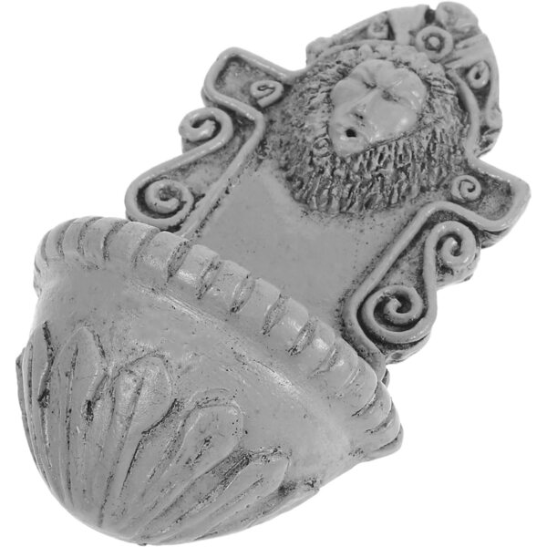 Miniatura Testa di Leone in Resina per Decorazione Parete casa delle bambole e Giardino