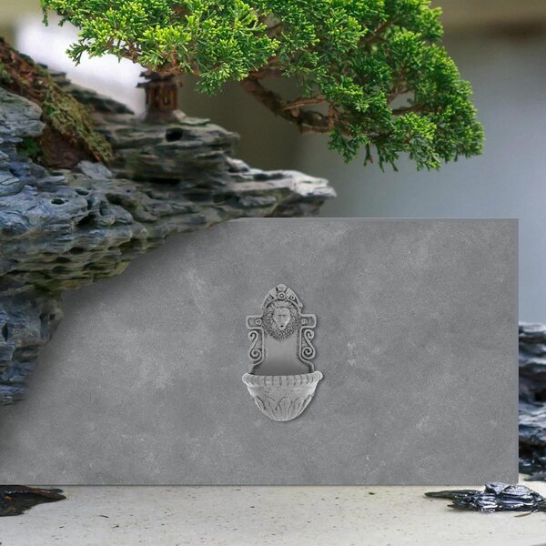 Miniatura Testa di Leone in Resina per Decorazione Parete casa delle bambole e Giardino