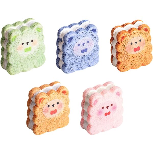 Mini Biscotti Sandwich in Resina per Miniature e Decorazioni – Set da 5 pezzi