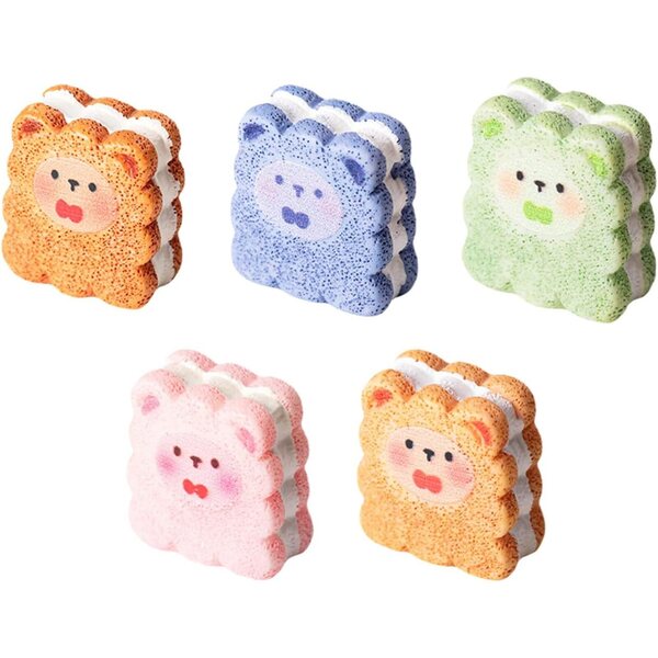 Mini Biscotti Sandwich in Resina per Miniature e Decorazioni – Set da 5 pezzi