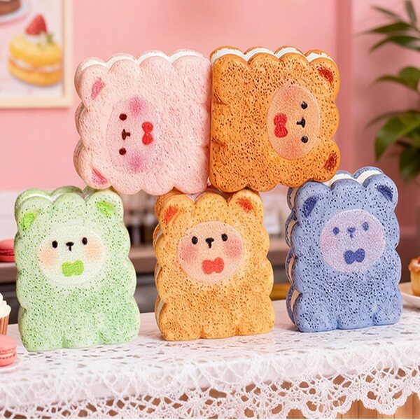 Mini Biscotti Sandwich in Resina per Miniature e Decorazioni – Set da 5 pezzi