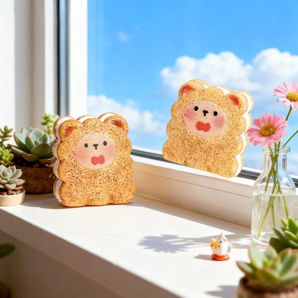Mini Biscotti Sandwich in Resina per Miniature e Decorazioni – Set da 5 pezzi