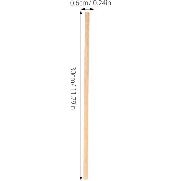 Lot de 4 lattes en bois pour maison de poupées - Flexibles, faciles à découper et résistantes