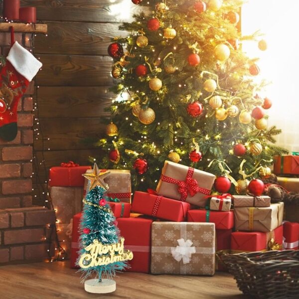 Mini Albero di Natale 1:12 per Case delle Bambole e Decorazioni Natalizie
