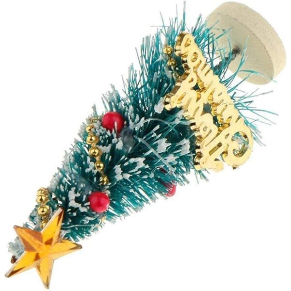 Mini Albero di Natale 1:12 per Case delle Bambole e Decorazioni Natalizie
