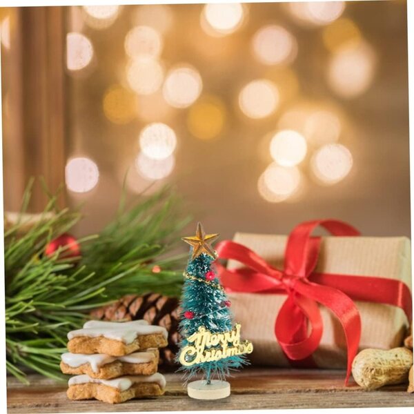 Mini Albero di Natale 1:12 per Case delle Bambole e Decorazioni Natalizie