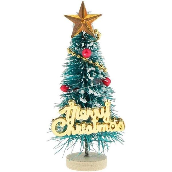 Mini Albero di Natale 1:12 per Case delle Bambole e Decorazioni Natalizie