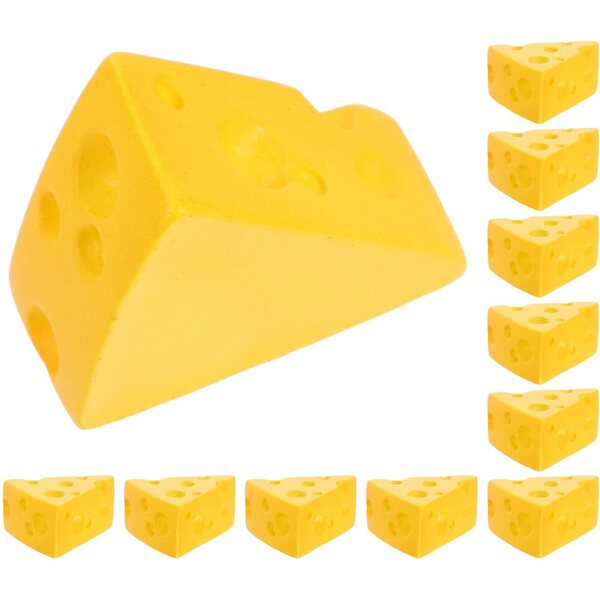 Harz-Käse-Miniaturen für Puppenhäuser und Mikrogärten – Set mit 20 Teilen