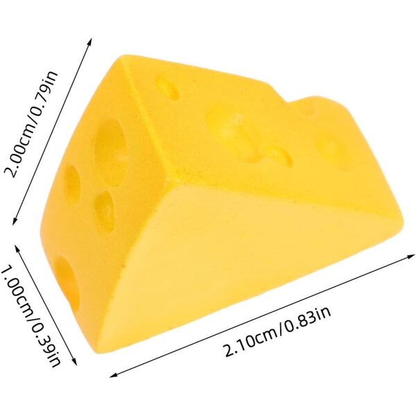 Harz-Käse-Miniaturen für Puppenhäuser und Mikrogärten – Set mit 20 Teilen