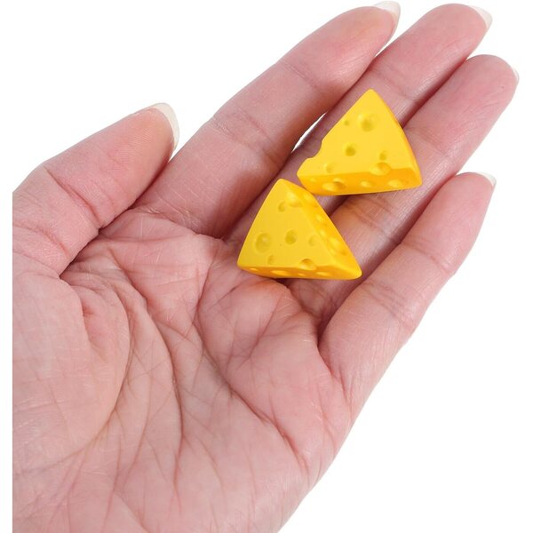Harz-Käse-Miniaturen für Puppenhäuser und Mikrogärten – Set mit 20 Teilen
