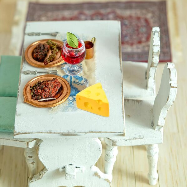 Harz-Käse-Miniaturen für Puppenhäuser und Mikrogärten – Set mit 20 Teilen