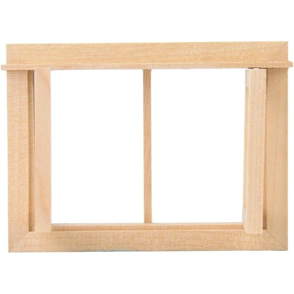 Cosiki Mini Finestra in Legno 1:12 per Casa delle Bambole - Decorazione Portatile