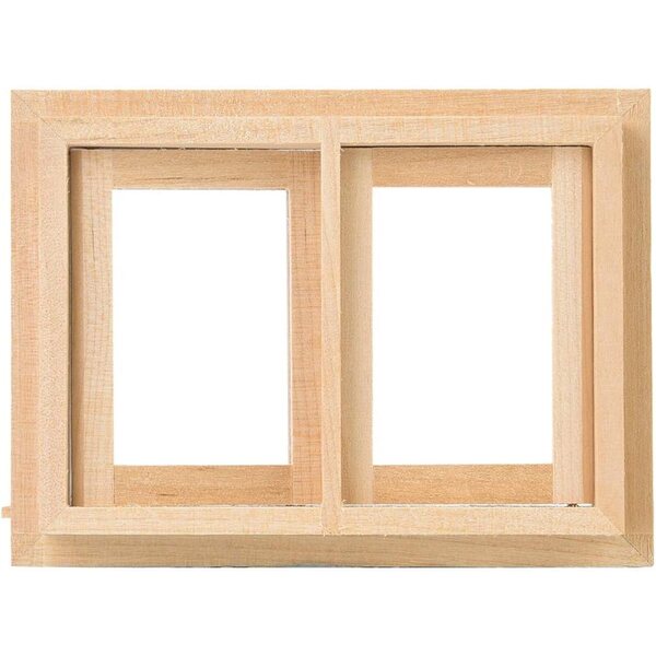 Cosiki Mini Finestra in Legno 1:12 per Casa delle Bambole - Decorazione Portatile