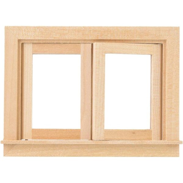 Cosiki Mini Finestra in Legno 1:12 per Casa delle Bambole - Decorazione Portatile