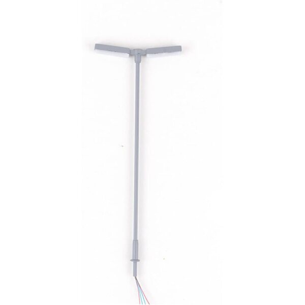 STOBAZA 2 Mini Stradali LED Lampioni Bianchi per Diorami, Modellismo e casa delle bambole