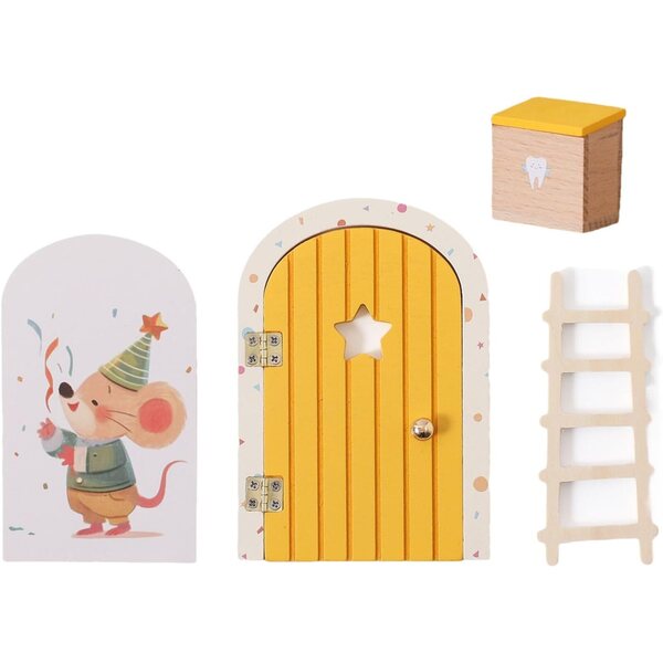 porta fatata in Legno per Decorazioni Magiche di Casa, Festa e Cameretta Bambini