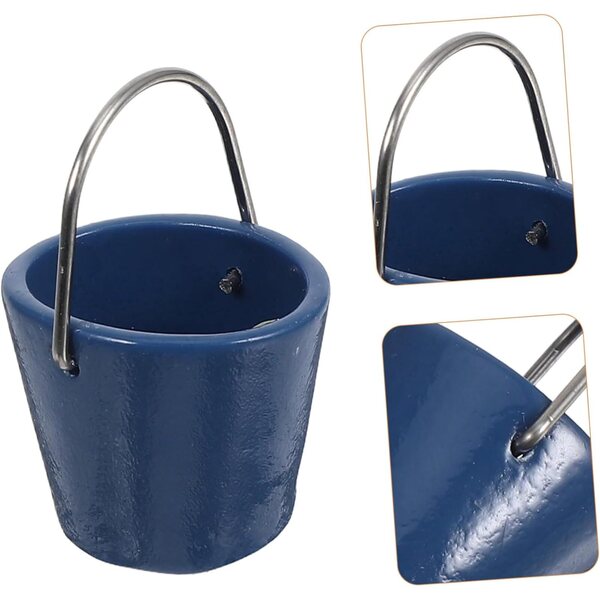 Set 6 Mini Eimer in Resina per Mini Sukkulenten e Decorazioni da Giardino