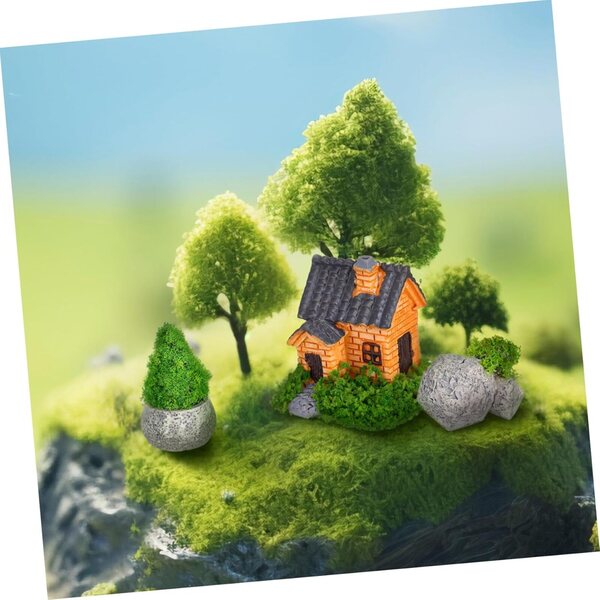 STOBAZA Miniature in Resina per Giardino e Micro Paesaggi Dettagliate e Resistenti