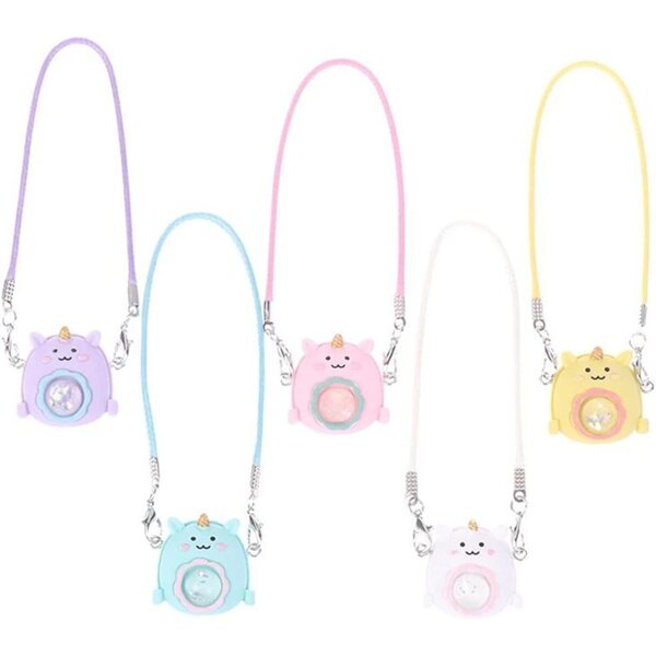 Borsa a tracolla spaziale per cartoni animati per bambole in miniatura per bambole articolate in 5 colori