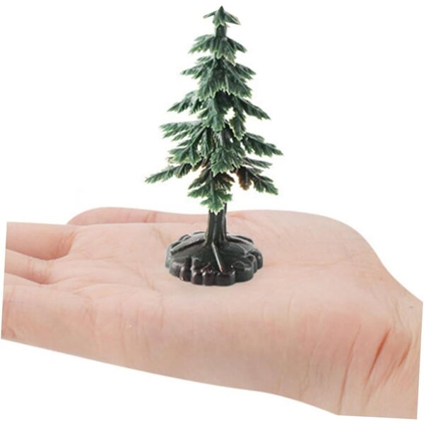 STOBAZA Miniatur-Eishaus aus Kunststoff mit Weihnachtsbaum für Weihnachtsdekorationen