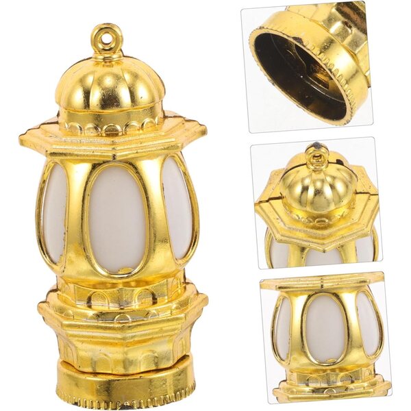 STOBAZA 20 Miniature Lampade da Tavolo Dorate per Case delle Bambole Decorazioni Vintage
